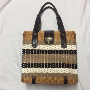 Trina Turk Wicker Purse - Like New!